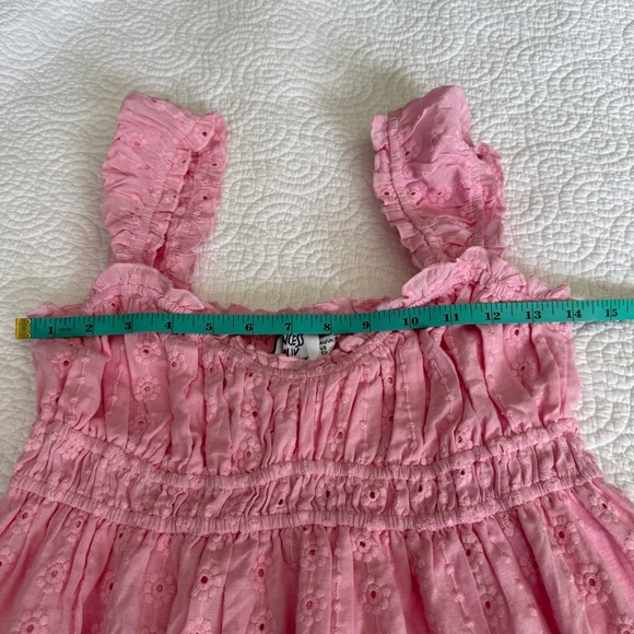 NWT Princess Polly Carlita Mini Dress Pink Us 6 cotton - Picture 14 of 15